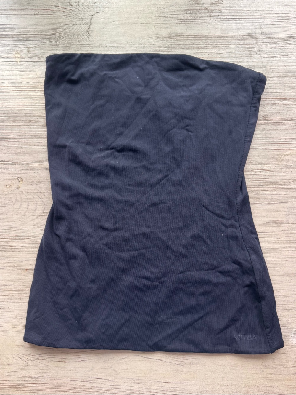Aritzia Contour Strapless Tube Top in Navy Blue